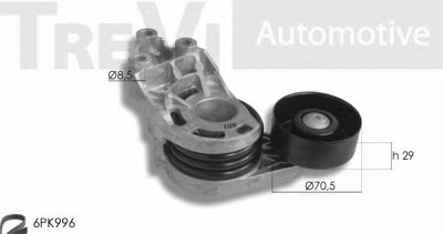 TREVI AUTOMOTIVE ka1149 -  Поликлиновой ременный комплект